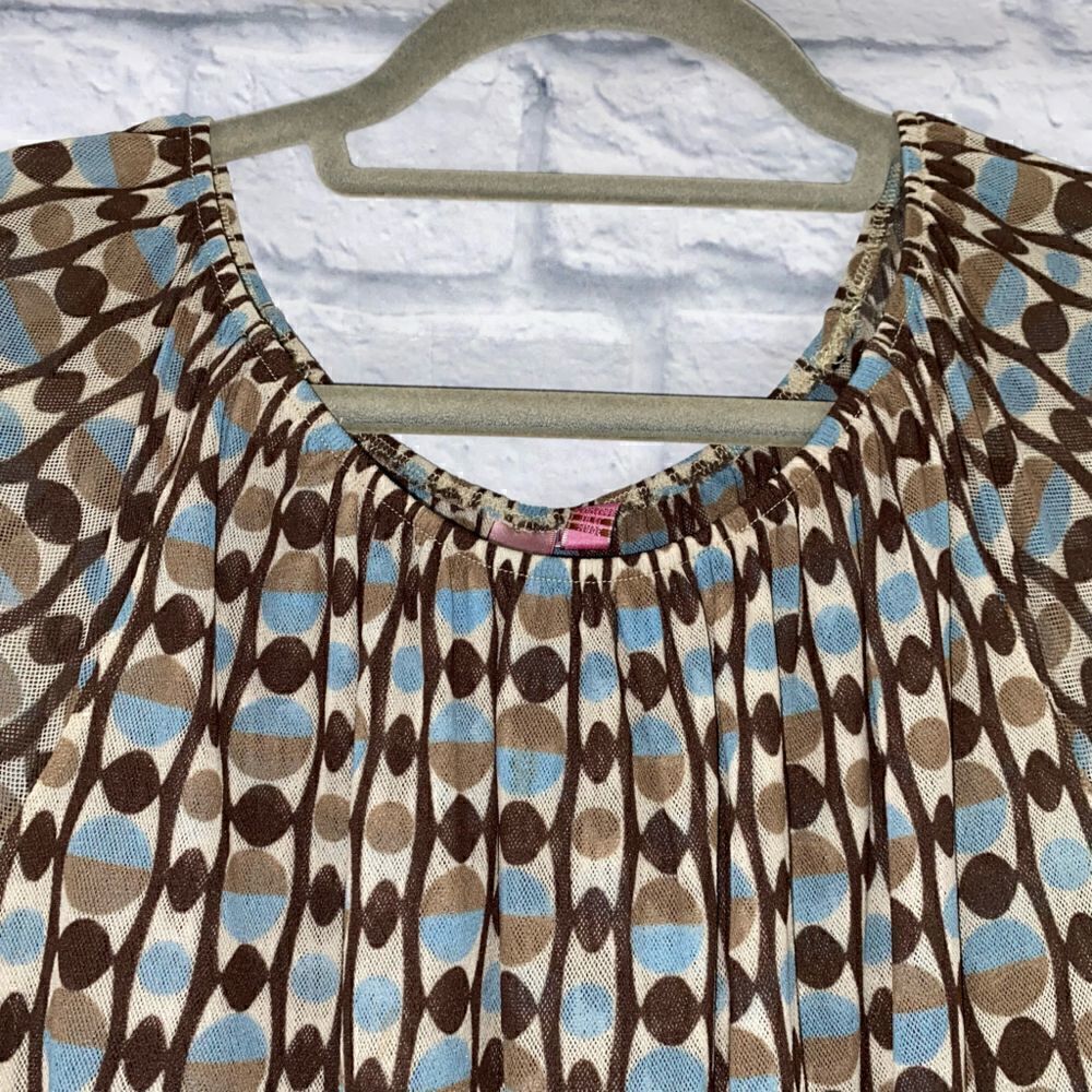 Sweet pea by Stacy frati drop waist double layer print dress sz small girls - Picture 6 of 8